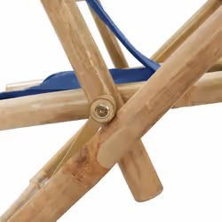 VidaXL 313025 sedia da esterno Terrazzo Seduta imbottita Bamboo, Poliestere - Vista aggiuntiva 7
