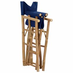 VidaXL 313030 sedia da esterno Terrazzo Bamboo, Poliestere - Vista aggiuntiva 6