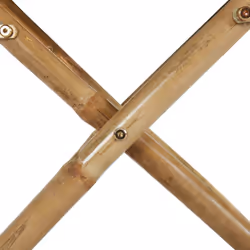 VidaXL 313030 sedia da esterno Terrazzo Bamboo, Poliestere - Vista aggiuntiva 8