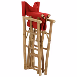 VidaXL 313031 sedia da esterno Terrazzo Bamboo, Poliestere - Vista aggiuntiva 6