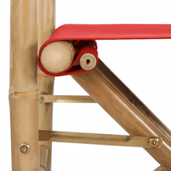 VidaXL 313031 sedia da esterno Terrazzo Bamboo, Poliestere - Vista aggiuntiva 7