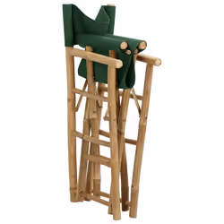 VidaXL 313032 sedia da esterno Terrazzo Bamboo, Poliestere - Vista aggiuntiva 6