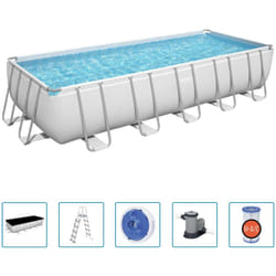 Bestway - Piscina Fuori Terra Power Steel Rettangolare 19281 l n/a