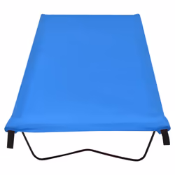 Lettino da Campeggio 180x60x19cm Tessuto Oxford e Acciaio Blucod mxl 97060 - Vista aggiuntiva 2