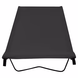 Lettino da Campeggio 180x60x19cm Tessuto Oxford e Acciaio Nerocod mxl 73488 - Vista aggiuntiva 2