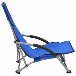 VidaXL 312488 sedia da esterno Terrazzo Oxford, Acciaio Blu - Vista aggiuntiva 4
