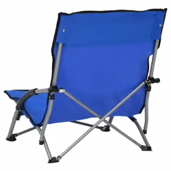 VidaXL 312488 sedia da esterno Terrazzo Oxford, Acciaio Blu - Vista aggiuntiva 5