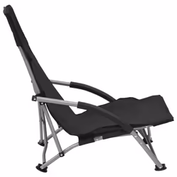VidaXL 312489 sedia da esterno Terrazzo Oxford, Acciaio Nero - Vista aggiuntiva 4