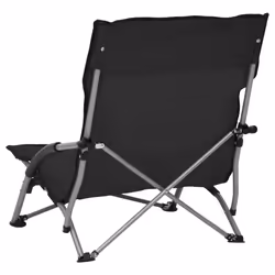 VidaXL 312489 sedia da esterno Terrazzo Oxford, Acciaio Nero - Vista aggiuntiva 5