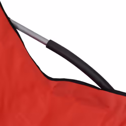 VidaXL 312490 sedia da esterno Terrazzo Oxford, Acciaio Rosso - Vista aggiuntiva 7