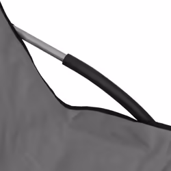 VidaXL 312491 sedia da esterno Terrazzo Oxford, Acciaio Grigio - Vista aggiuntiva 7