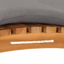 VidaXL 310668 sedia da esterno Salone Seduta imbottita Teak Grigio - Vista aggiuntiva 5