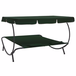 VidaXL 313522 letto per esterni Verde - Vista aggiuntiva 4