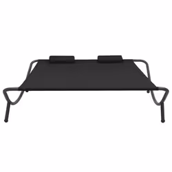 VidaXL 313529 letto per esterni Nero