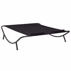 VidaXL 313529 letto per esterni Nero - Vista aggiuntiva 4