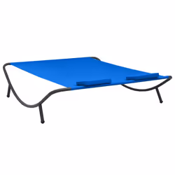 VidaXL 313531 letto per esterni Blu - Vista aggiuntiva 4