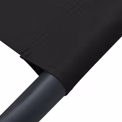 VidaXL 313533 sedia da esterno Terrazzo Seduta imbottita Oxford, Acciaio Nero - Vista aggiuntiva 6