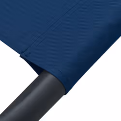 VidaXL 313535 sedia da esterno Terrazzo Seduta imbottita Oxford, Acciaio Blu - Vista aggiuntiva 6