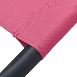 VidaXL 313536 sedia da esterno Terrazzo Seduta imbottita Oxford, Acciaio Rosa - Vista aggiuntiva 6