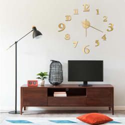 Vidaxl - Orologio da Parete 3D Design Moderno Oro 100 cm xxl