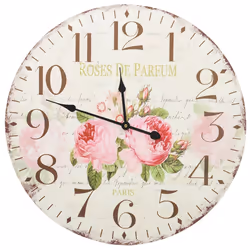 vidaXL Orologio da Parete Vintage Fiore 60 cm - Vista aggiuntiva 2
