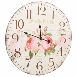 vidaXL Orologio da Parete Vintage Fiore 60 cm - Vista aggiuntiva 3