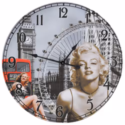 vidaXL Orologio da Parete Vintage 60 cm - Vista aggiuntiva 2