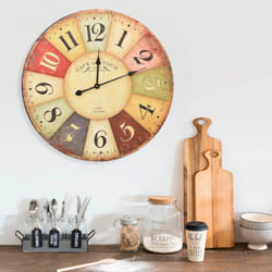 vidaXL Orologio da Parete Vintage Multicolore 60 cm