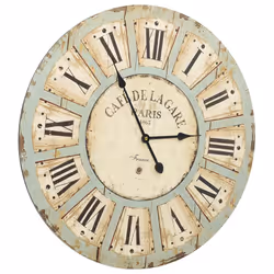 vidaXL Orologio da Parete Multicolore 60 cm in MDF - Vista aggiuntiva 3
