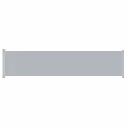 vidaXL Tenda Laterale Retrattile per Patio 140x600 cm Grigio - Vista aggiuntiva 2