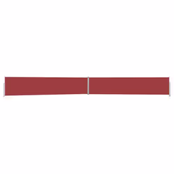 vidaXL Tenda Laterale Retrattile per Patio 140x1200 cm Rossa - Vista aggiuntiva 2