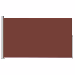 vidaXL Tenda Laterale Retrattile per Patio 180x300 cm Marrone - Vista aggiuntiva 2