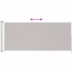 vidaXL Tenda Laterale Retrattile per Patio 180x500 cm Crema - Vista aggiuntiva 3
