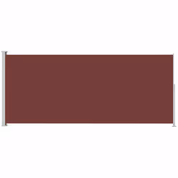 TendaLaterale Retrattile per Patio 180x500 cm Marronecod mxl 79028 - Vista aggiuntiva 2
