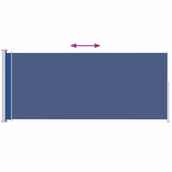 TendaLaterale Retrattile per Patio 180x500 cm Blucod mxl 103251 - Vista aggiuntiva 3