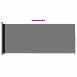 TendaLaterale Retrattile per Patio 200x500 cm Neracod mxl 73147 - Vista aggiuntiva 3