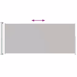 TendaLaterale Retrattile per Patio 220x500 cm Cremacod mxl 121252 - Vista aggiuntiva 3