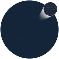 Vidaxl - Pellicola Galleggiante Solare pe per Piscina 210 cm Nero e Blu 846704