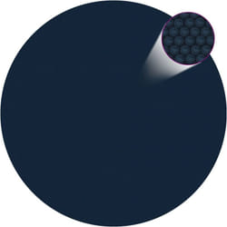 Vidaxl - Pellicola Galleggiante Solare pe per Piscina 250 cm Nero e Blu 78727