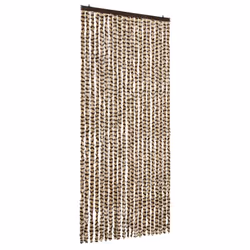 vidaXL Zanzariera Beige e Marrone 90x220 cm Ciniglia - Vista aggiuntiva 2