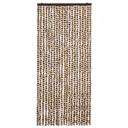 vidaXL Zanzariera Beige e Marrone 90x220 cm Ciniglia - Vista aggiuntiva 3