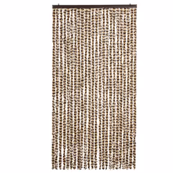 vidaXL Zanzariera Beige e Marrone 100x220 cm Ciniglia - Vista aggiuntiva 3