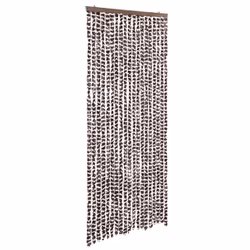 vidaXL Zanzariera Marrone e Bianco 56x185 cm Ciniglia - Vista aggiuntiva 2