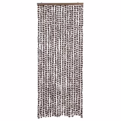 vidaXL Zanzariera Marrone e Bianco 56x185 cm Ciniglia - Vista aggiuntiva 3