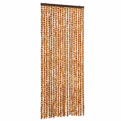 vidaXL Zanzariera Ocra e Bianco 56x185 cm Ciniglia - Vista aggiuntiva 2