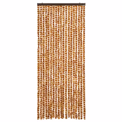 vidaXL Zanzariera Ocra e Bianco 56x185 cm Ciniglia - Vista aggiuntiva 3
