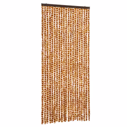 vidaXL Zanzariera Ocra e Bianco 90x220 cm Ciniglia - Vista aggiuntiva 2