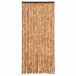 vidaXL Zanzariera Ocra e Bianco 90x220 cm Ciniglia - Vista aggiuntiva 3