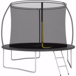 Divertitevi e saltate su questo trampolino rotondo! Il nostro set per trampolino include nella fornitura una rete di sicurezz ...