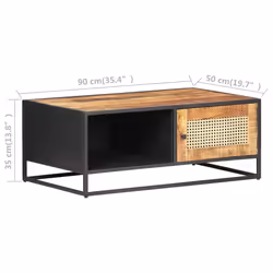 VidaXL 323143 tavolino da caffè, comodino e consolle da soggiorno - Vista aggiuntiva 7